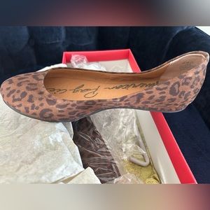 American Rag Womens Ellie Ballet Flat Slip On -Brown Leopard